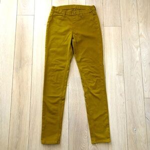 Uniqlo Skinny Legging Pants in Mustard US Size XS